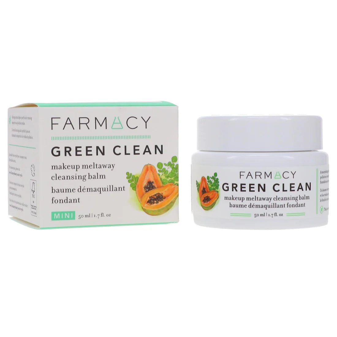 Farmacy Green Clean Makeup Meltaway Cleansing Balm Mini 50ml / 1.7 oz – New in Box