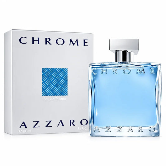 Azzaro Chrome Eau de Toilette for Men 100ml (3.4 oz) Spray