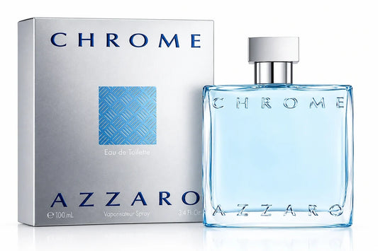 Azzaro Chrome Eau de Toilette for Men 100ml (3.4 oz) Spray
